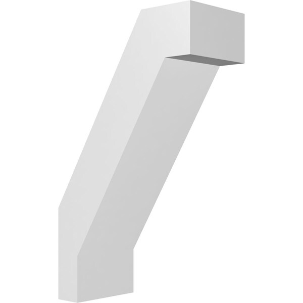 Ekena Millwork 3-in. W x 6-in. D x 10-in. H Burlington Architectural Grade PVC Knee Brace BRCP03X06X10BUR - main